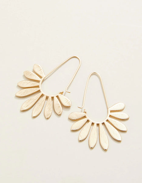 Earrings - Palmetto Hoop - Gold