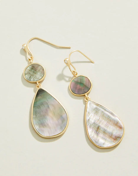Earrings - Batina Grey Mother-of-Pearl
