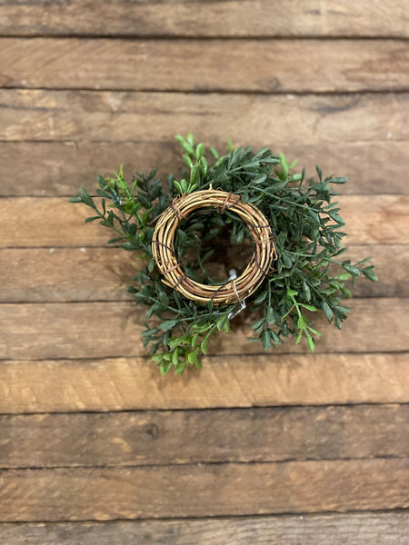 Candle Ring/Wreath - Boxwood