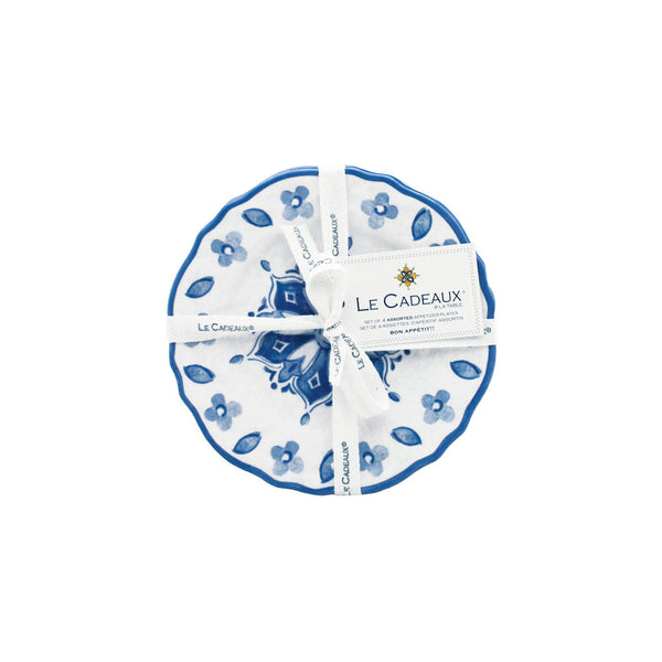 Appetizer Plates - Moroccan Blue