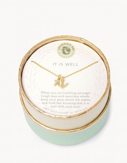 Spartina Necklace - It is Well