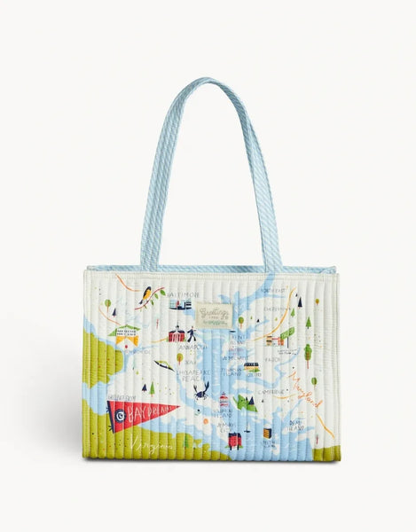 Bay Dreams - Quilted Zip Tote