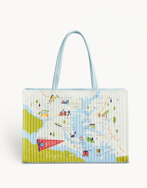 Bay Dreams - Quilted Market Tote