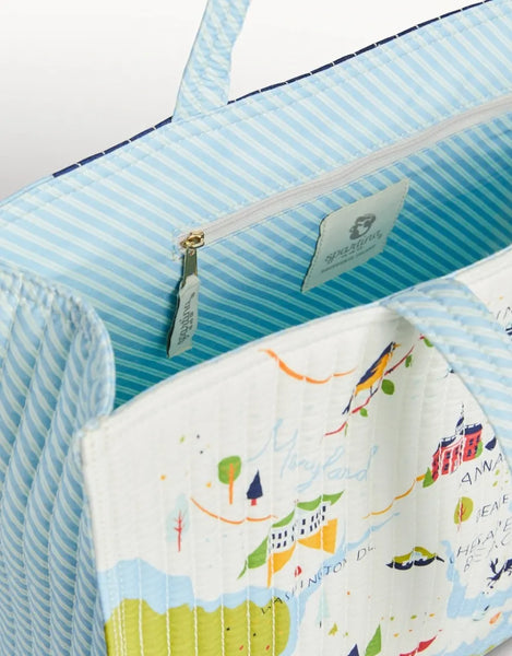 Bay Dreams - Quilted Market Tote
