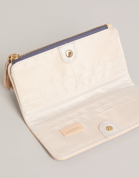 Spartina - Tassel Snap Wallet - Oyster Factory Floral