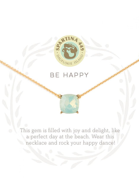 Spartina Necklace - Happy/Sea Green