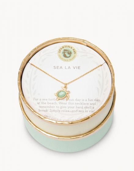 Spartina Necklace - Sea Turtle