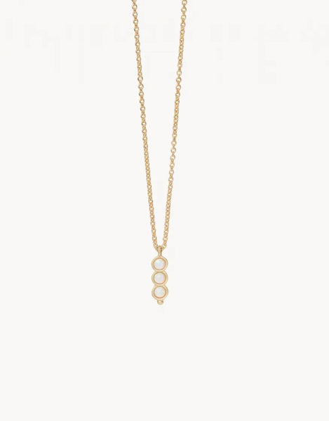 Spartina Necklace - Seas the Day - Triple Opalescent
