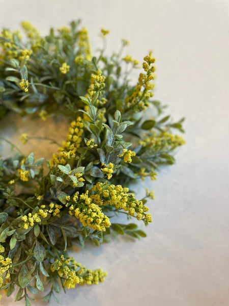 Candle Ring/Wreath - Yellow Sweetspire