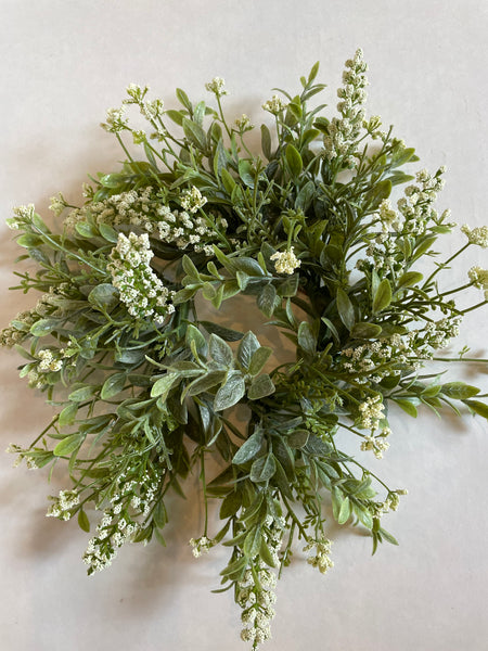 Candle Ring/Wreath - Cream Sweetspire
