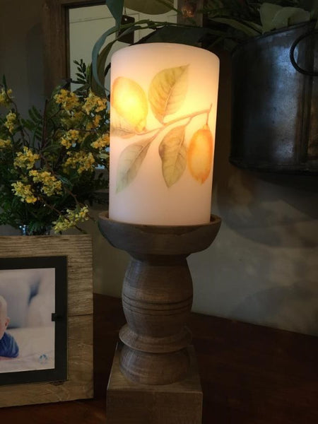 Candle Sleeve - Lemons