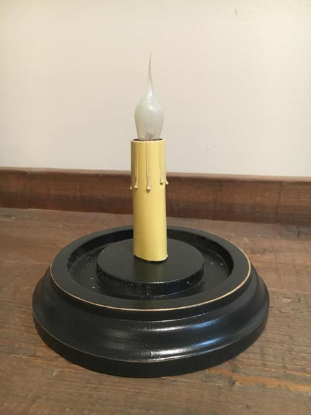 Electric Candle Base - Flat Round