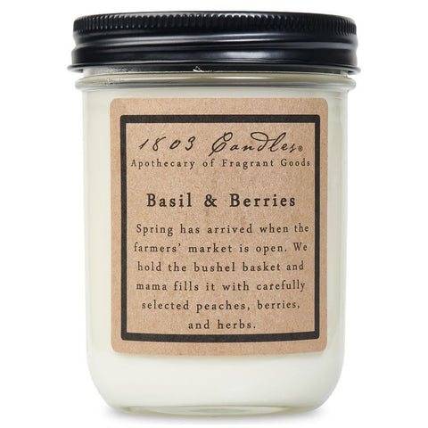 Basil & Berries - Jar Candle