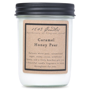 Caramel Honey Pear - Jar Candle