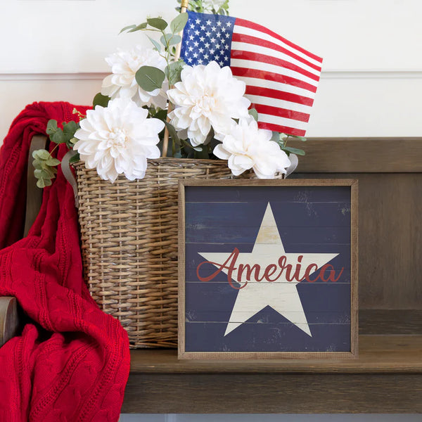 Picture - America Star - Blue