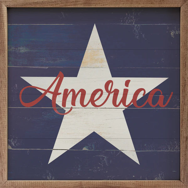 Picture - America Star - Blue
