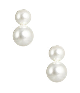 Earrings - Audrey Double Pearl - Small