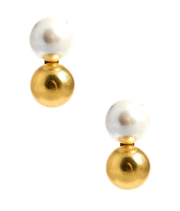 Earrings - Belle Mixed Pearl & Gold