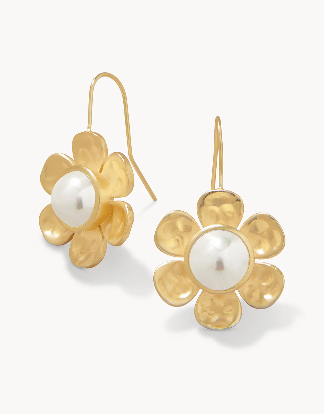 Earrings - Primrose Drop - Pearl