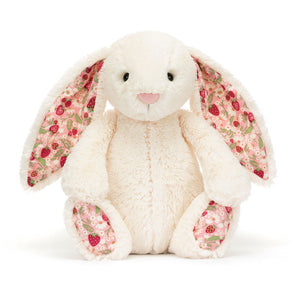 Blossom Cream Bunny - Berry - 12"