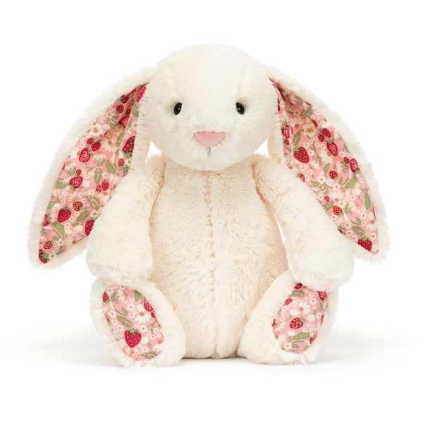 Blossom Cream Bunny - Berry - 12"