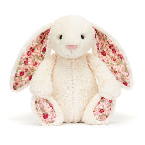 Blossom Cream Bunny - Berry - 12"