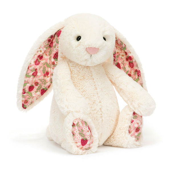 Blossom Cream Bunny - Berry - 12"