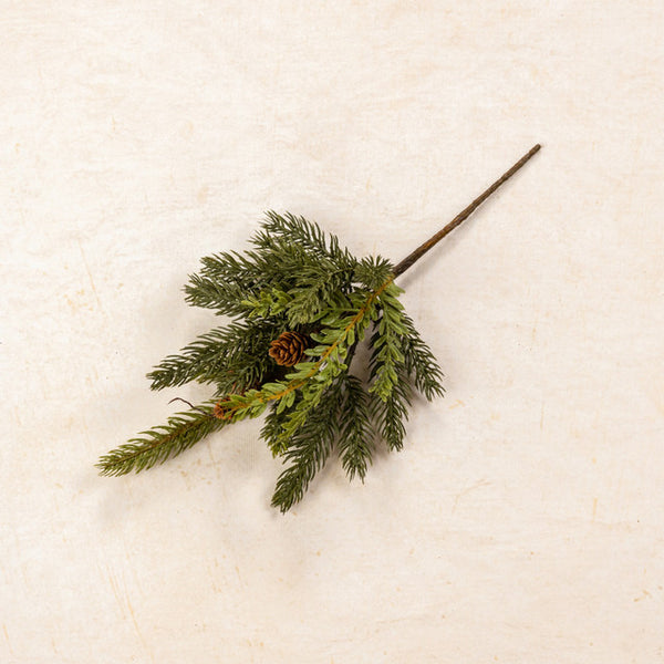 Stem - 13" White Spruce & Tsuga Hemlock Pine