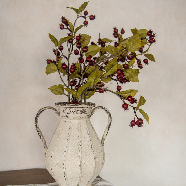 Stem - 31" Burgundy Rose Hips Spray