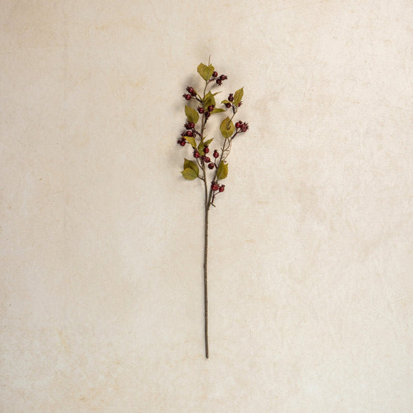 Stem - 31" Burgundy Rose Hips Spray