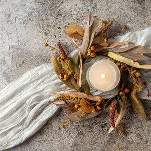 Candle Ring - 11" Mixed Heather/Berries