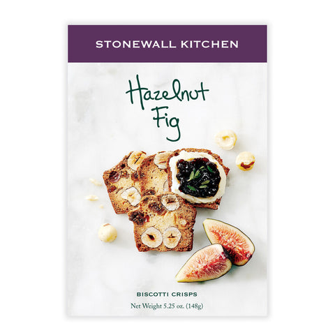 Stonewall Kitchen - Hazelnut Fig Biscotti Crisps