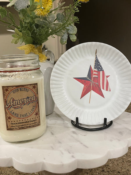 Melamine Plates - Appetizer - American Holiday
