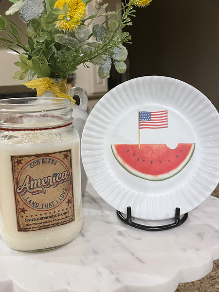 Melamine Plates - Appetizer - American Holiday