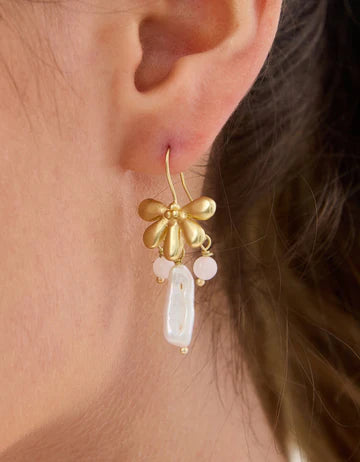Earrings - Vilano - Pearl White