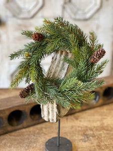 Candle Ring/Wreath - White Spruce