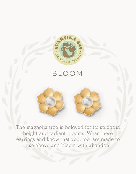 Earrings - Bloom/Magnolia Flower