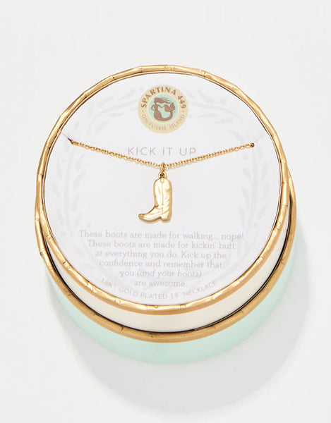 Spartina Necklace - Kick it Up/Cowgirl Boot