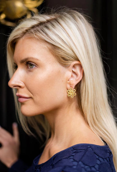 Earrings - Mini Cameran Gold