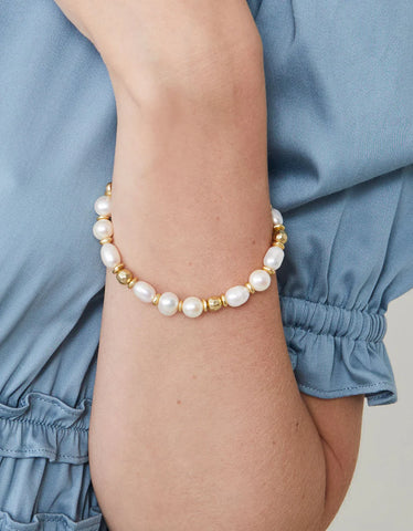 Spartina Bracelet - 8MM Pearl Stretch