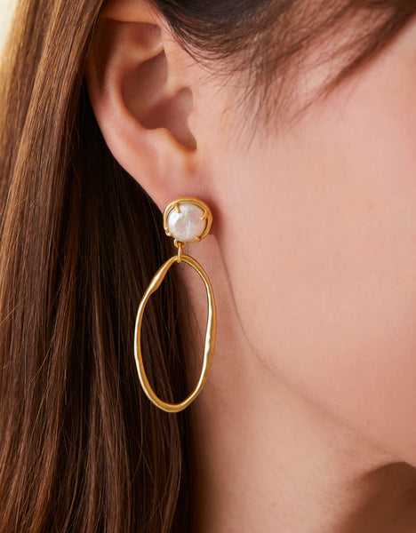 Earrings - River Club Pearl