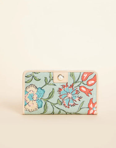 Snap Wallet - Hamilton Floral Block