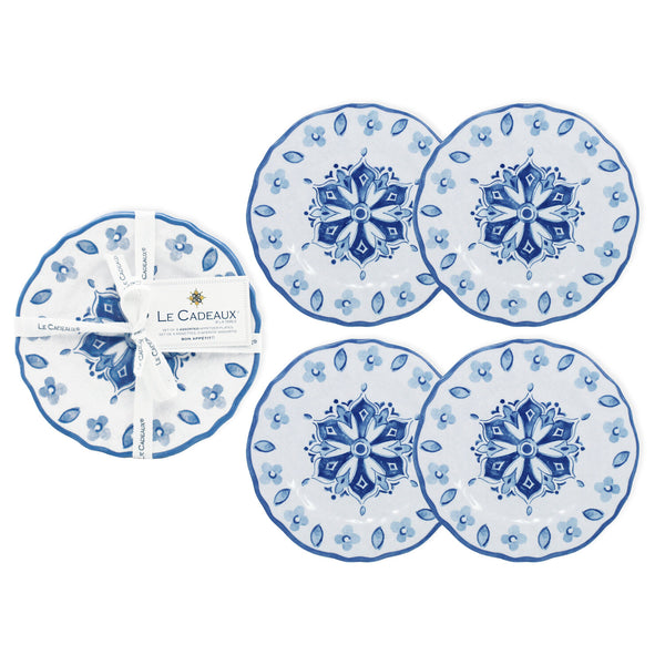 Appetizer Plates - Moroccan Blue