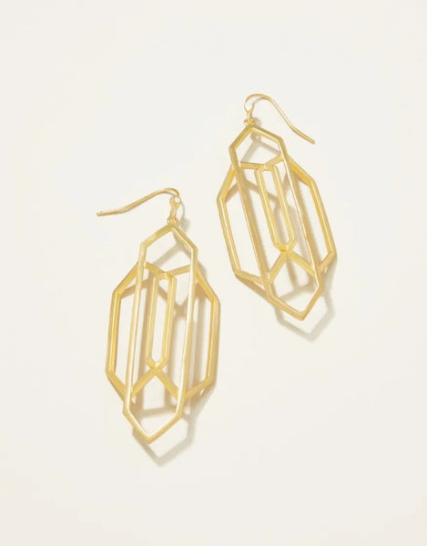 Earrings - Art Deco Gold