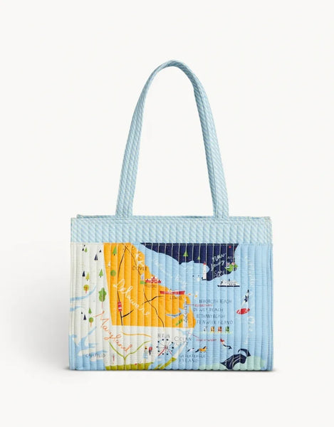 Bay Dreams - Quilted Zip Tote