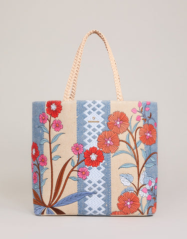 Spartina - Beach Tote - Oyster Factory Floral