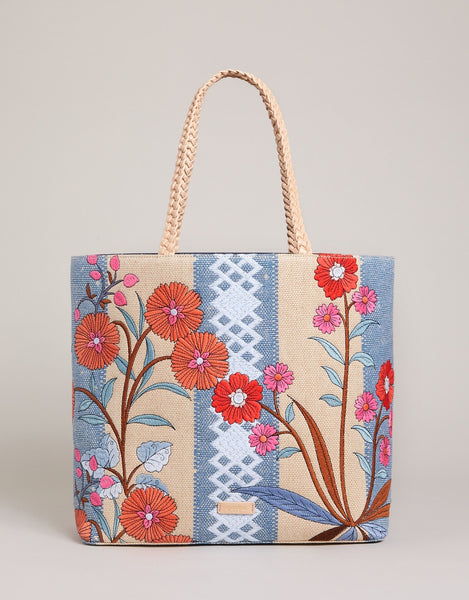 Spartina - Beach Tote - Oyster Factory Floral