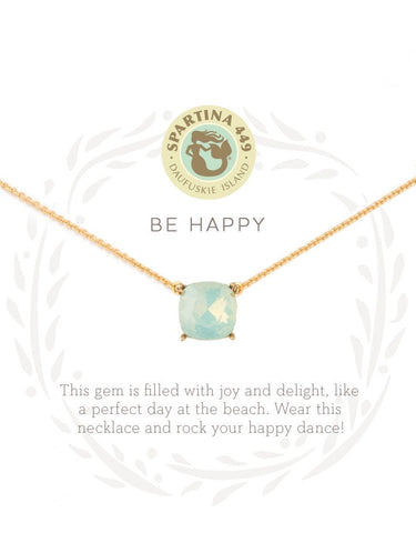 Spartina Necklace - Happy/Sea Green