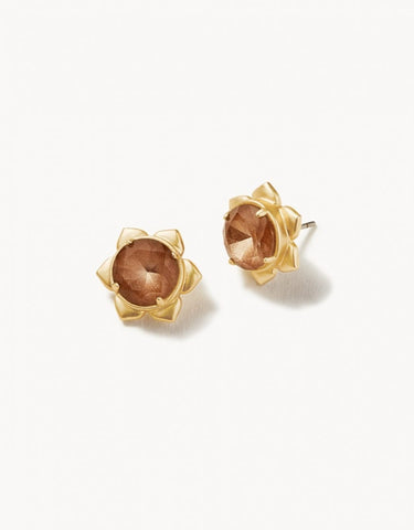 Earrings - Magnolia Stud - Rose