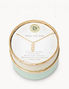 Spartina Necklace - Seas the Day - Triple Opalescent